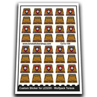 Custom Sticker - Wolfpack Torsos New