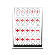 Custom Sticker - Templars Ovoid Shields Version 1