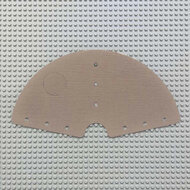 Custom Cloth - Tepee Cover with Dark Tan Colour (x172px2)