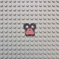 Custom Cloth - Armor Pauldron Cloth with Dark Red Shoulder Pattern