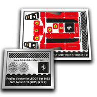 Replacement Sticker for Set 8652 - Enzo Ferrari 1:17