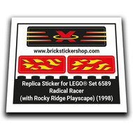 Replacement Sticker for Set 6589 - Radical Racer (with Rocky Ridge Playscape)