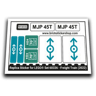 Replacement Sticker for Set 60336 &ndash; Freight Train