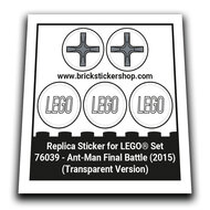 Replacement Sticker for Set 76039 &ndash; Ant-Man Final Battle