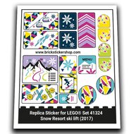 41324 - Snow Resort Ski Lift - L0041324 - Afbeelding 1