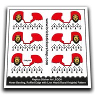 Horse Barding, Lion Head (Royal Knights) Pattern - CaBg-004 - Afbeelding 1
