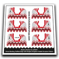 Horse Barding, Kingdom Vladek Scorpion Pattern - CaBg-005 - Afbeelding 1