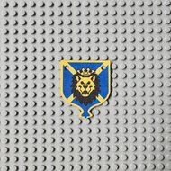 Cloth Hanging 4 x 5 with Knights Kingdom Lion Head Pattern - CaBa-001 - Afbeelding 1