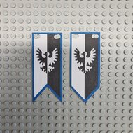 Cloth Banner with Black Falcon Pattern - CaBa-002 - Afbeelding 1