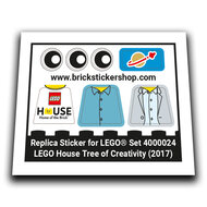 Adesivo sostitutivo per set 4000024 - LEGO House Tree of Creativity