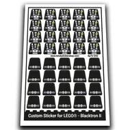 Blacktron II Torsos - SpTo-042 - Afbeelding 1
