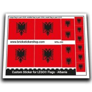 Flag of Albania - WFEu-002 - Afbeelding 1