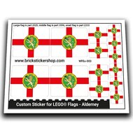 Flag of Alderney - WFEu-003 - Afbeelding 1