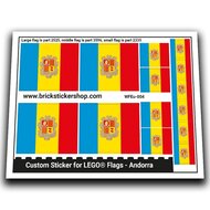 Flag of Andorra - WFEu-004 - Afbeelding 1