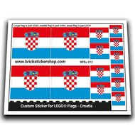 Flag of Croatia - WFEu-012 - Afbeelding 1