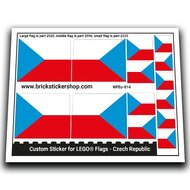 Flag of Czech Republic - WFEu-014 - Afbeelding 1