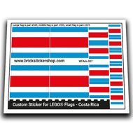 Flag of Costa Rica - WFAm-007 - Afbeelding 1