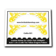 Arch with yellow dragons - CaWa-001 - Afbeelding 1
