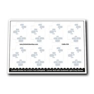 Corner Wall with Scattered Light Gray Stones - CaWa-004 - Afbeelding 1