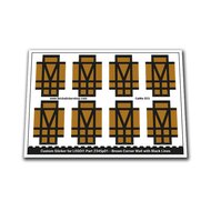 Brown Corner Wall with Black Lines - CaWa-023 - Afbeelding 1