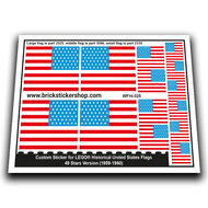 Custom Sticker - Flag - 49 Stars version (1959-1960)