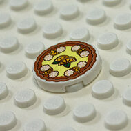 Printed Part - 2X2 Round Tile - Lemon Pie
