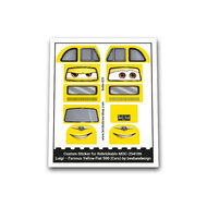 Custom Sticker for MOC - 254106 - Fiat 500 Luigi by Besbasdesign