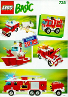 Replacement Sticker for Set 735 - Basic Building Set