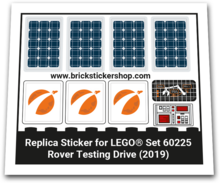 Replacement Sticker for Set 60225 - Rover Testing Drive