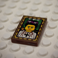 Printed Part - 2X3 Tile - Frida Kahlo Version 2
