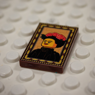 Printed Part - 2X3 Tile - Frida Kahlo Version 3