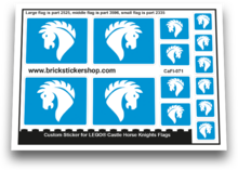 Horse Knights Flags - CaFl-071 - Afbeelding 1