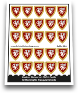Griffin Knights Triangular Shields - CaSh-206 - Afbeelding 1