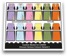 Dresses Various Colours Variant 2 - PaTo-002 - Afbeelding 1