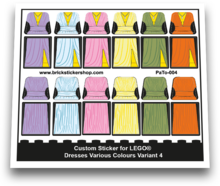 Dresses Various Colours Variant 4 - PaTo-004 - Afbeelding 1