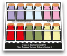 Plain Dresses Various Colours Variant 1 - PaTo-017 - Afbeelding 1