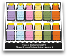 Flower Dresses Various Colours Variant 4 - PaTo-024 - Afbeelding 1