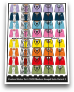 Medium Nougat Suits Variant 2 - PaTo-032 - Afbeelding 1