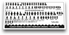 Bathroom Stickers Variant 1 - ToPa-004 - Afbeelding 1