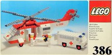 LEGO 386 - Red Cross Helicopter and Ambulance