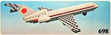 LEGO 698 - JAL Boeing 727
