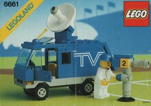 Replacement Sticker for Set 6661 - Mobile TV Studio