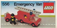 Replacement Sticker for Set 556 - Emergency Van (Fire)