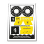 Replica Sticker voor Set 8653 - Enzo Ferrari (Yellow) 1:10
