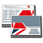 Alternatieve Sticker voor Set 10318 - Concorde (Version 02, British Airways - 1976-1984)