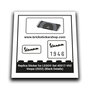 Replacement Sticker for Set 40517 - Vespa (Transparent, Black Details)