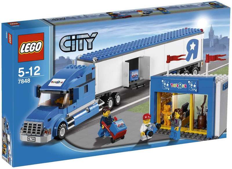 CUSTOM sticker for LEGO 7848 Toys R Us Truck Premium quality 