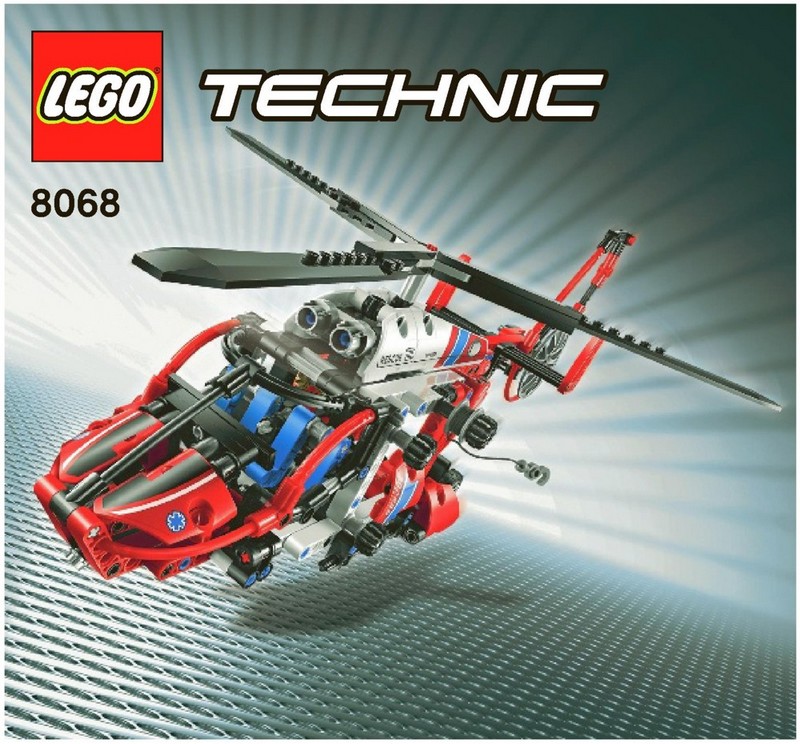 Custom Precut Aufkleber passend für LEGO 9396 Sticker Sheet Technic Helicopter 