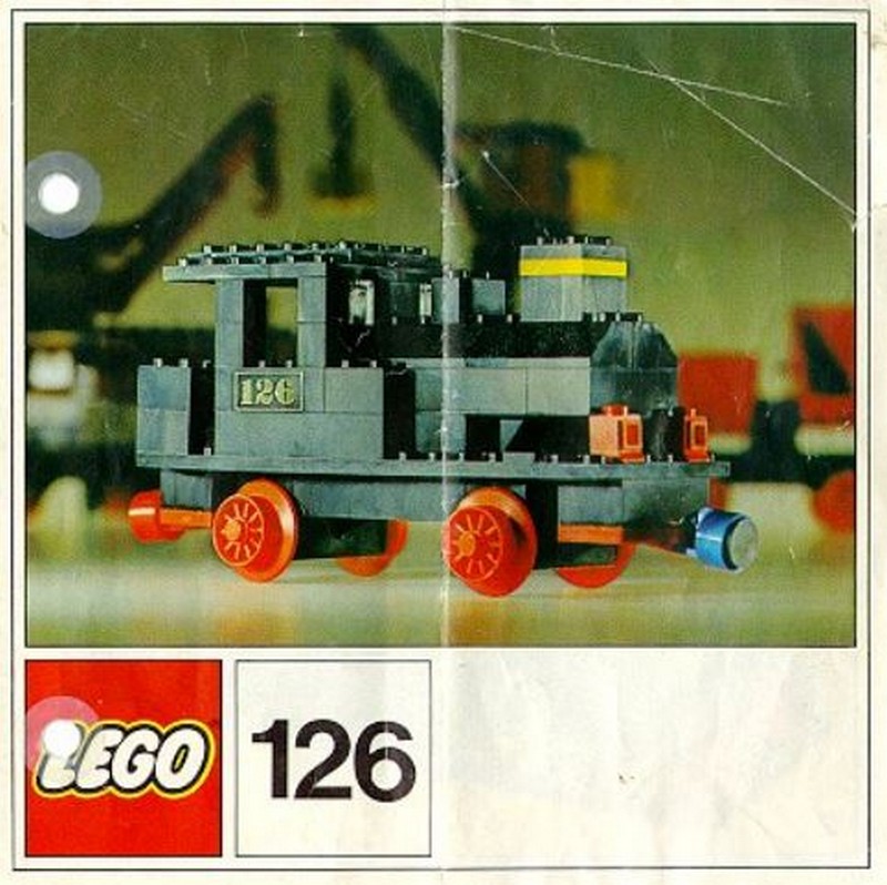 Custom/Precut Stickers/Sticker Suitable for Lego 133 Train Locomotive Push 1975 
