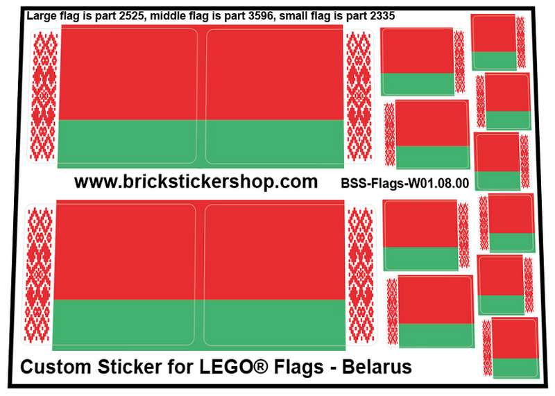Custom Sticker - Flags - Flag of Belarus